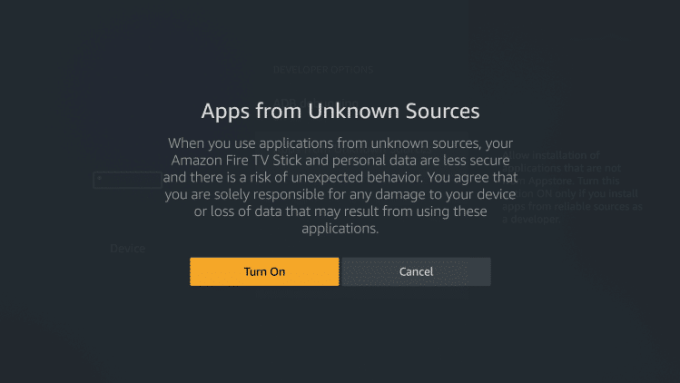 Enable Applications From Unknown Sources on FireStick