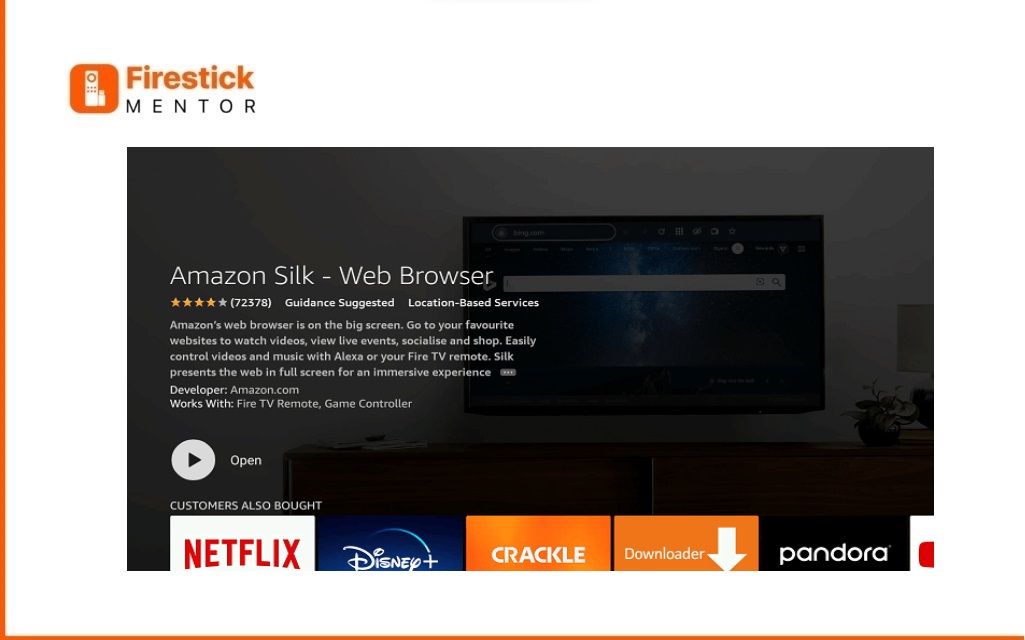 Get Silk Browser on Fire TV Step 7