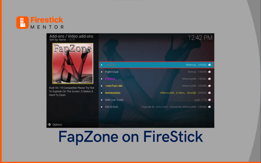 fapzone on FireStick