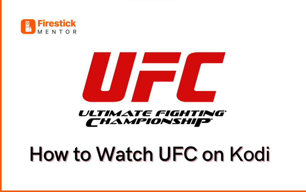 watch UFC on Kodi using Kodi Add-ons