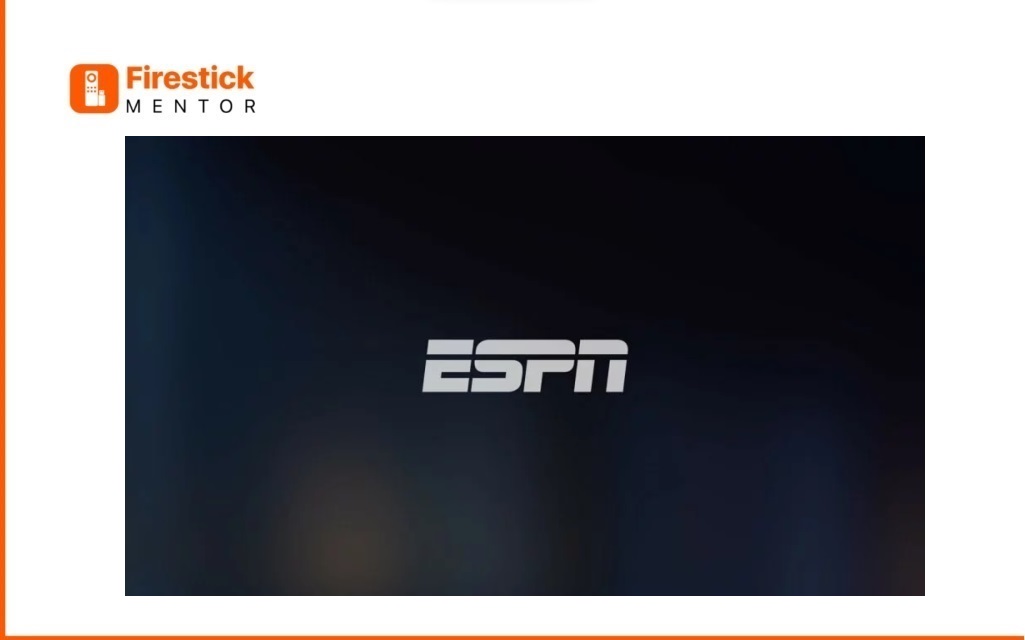 Step 4 Set up ESPN plus on FireStick