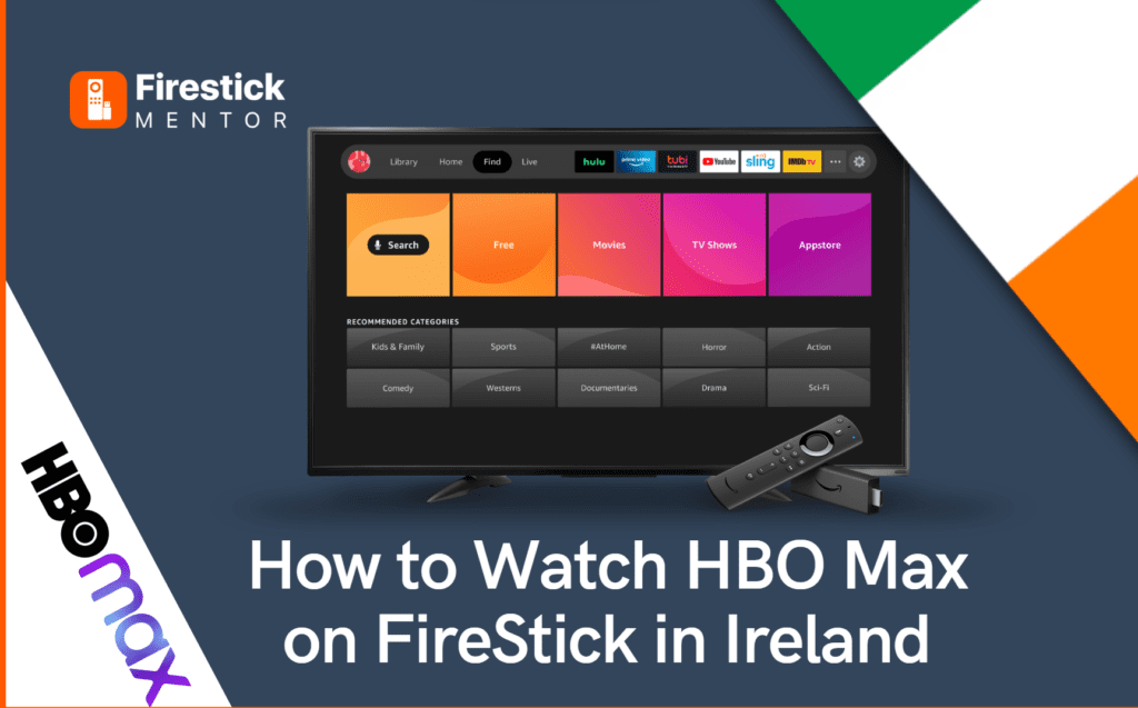 HBO Max in Ireland on FireStick