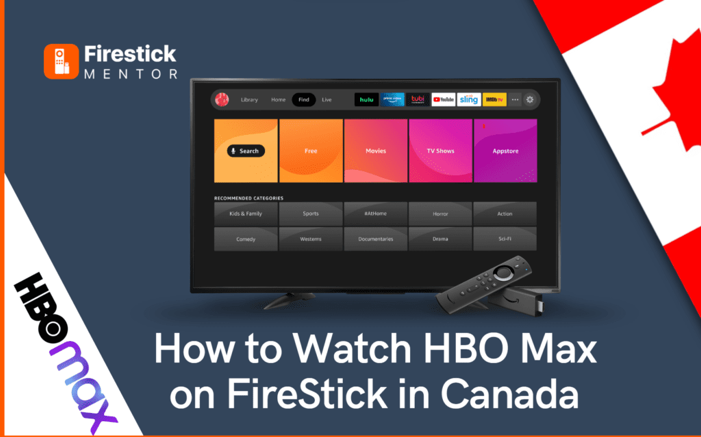 HBO Max in Canada on FireStick