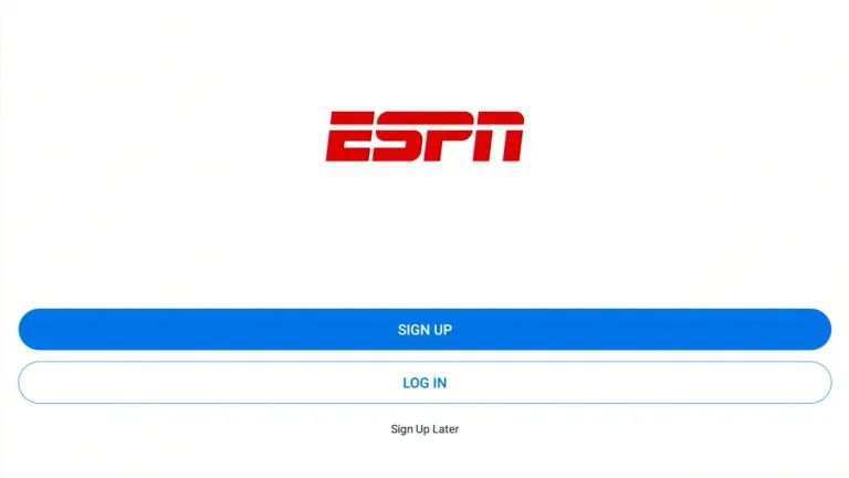 SIGN IN TO ESPN ACCOUNT