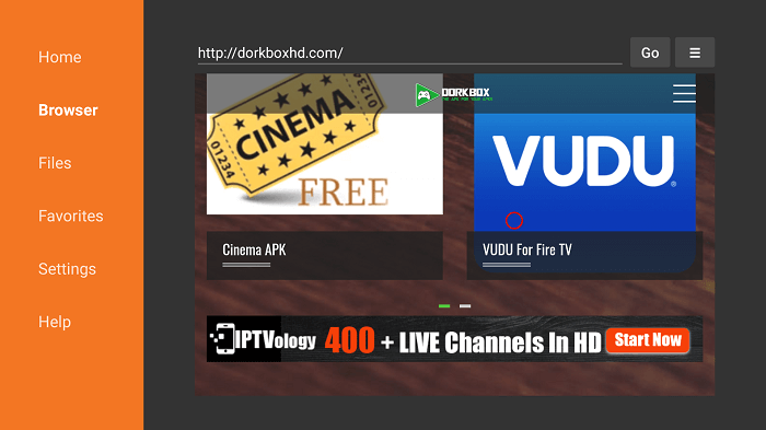 choose vudu for Fire TV
