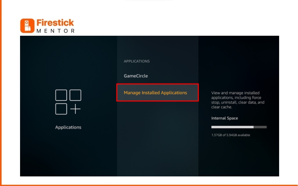 Manage Installed Application