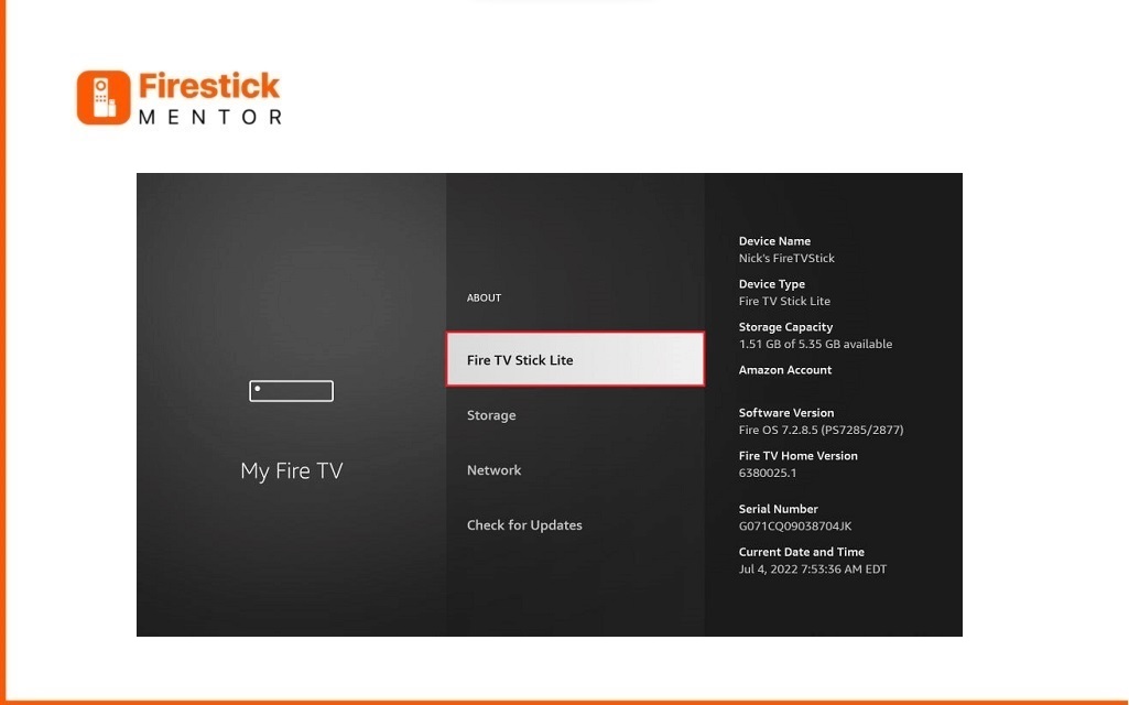 Step 5 to watch sky sports channels using Live Net TV on FireStick