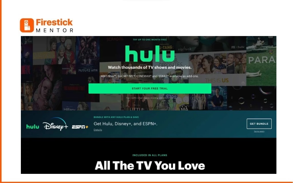 Hulu tv on FireStick