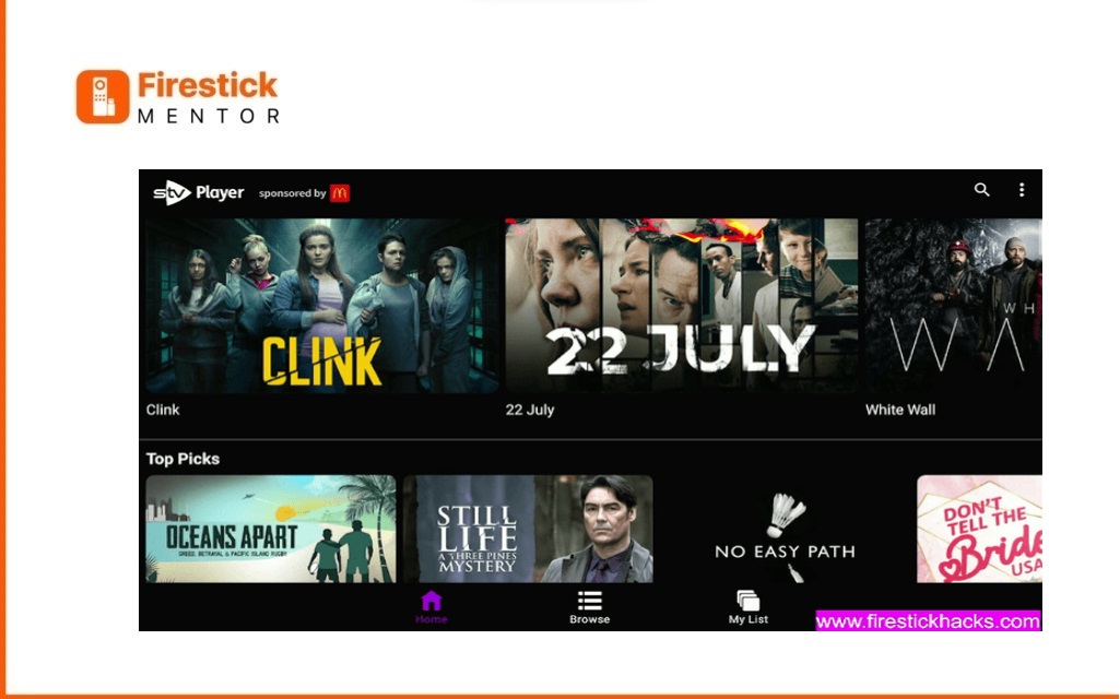 Use STV Player app on FireStick Step 5